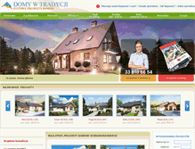 Tablet Screenshot of domywtradycji.pl